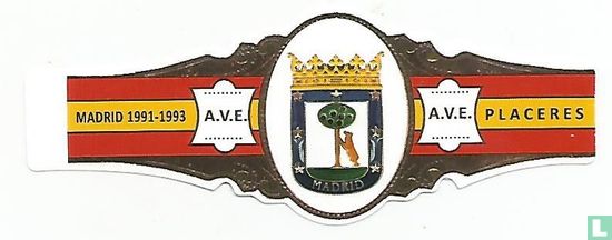 Madrid - Madrid 1991-1993 A.V.E. - AVE Placeres - Afbeelding 1