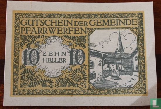 Pfarrwerfen 10 Heller 1920 - Image 1