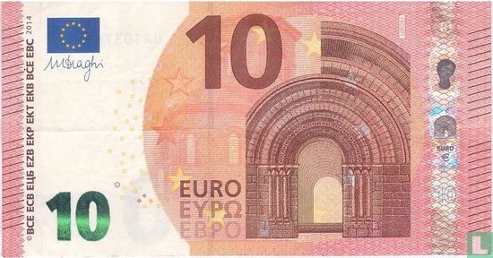 Zone Euro 10 Euro U - A - Image 1