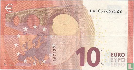 Eurozone 10 Euro U - A - Afbeelding 2