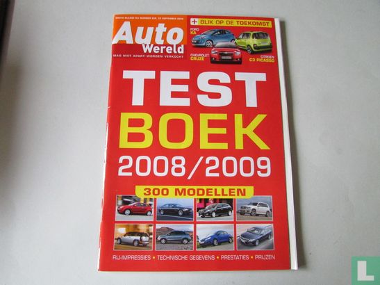Auto Wereld - Testboek 2008 / 2009 - Afbeelding 1