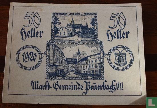 Peuerbach 50 Heller 1920 - Afbeelding 1