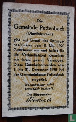 Pettenbach 10 Heller 1920 - Image 2