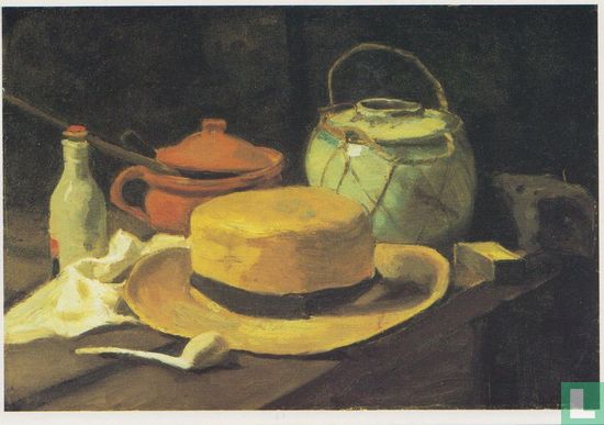 Stilleven met gele strohoed, 1885