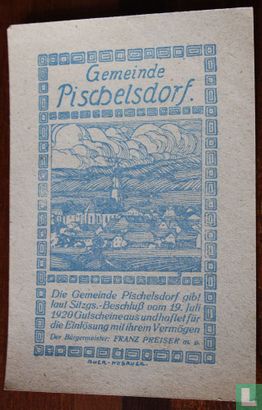 Pischelsdorf 50 Heller 1920 - Image 2