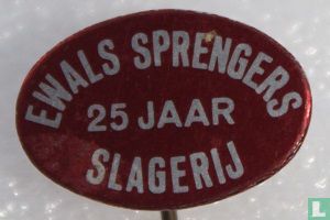 Ewals Sprengers 25 jaar slagerij