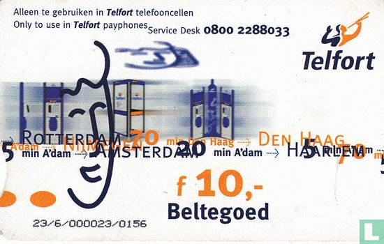 Telfort ƒ10,- - Afbeelding 2