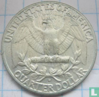 Vereinigte Staaten ¼ Dollar 1960 (D) - Bild 2