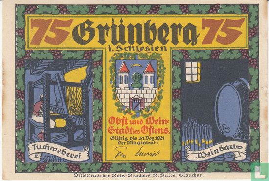 Grünberg 75 Pfennig N.D. (4) - Afbeelding 1