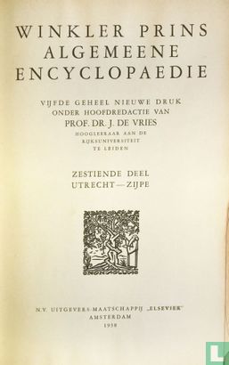 Winkler Prins algemeene encyclopaedie - Afbeelding 3