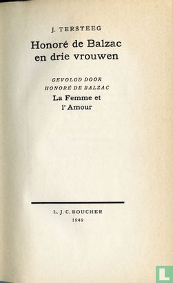 Honoré de Balzac en drie vrouwen - Image 1