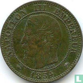 France 2 centimes 1854 (D - small) - Image 1