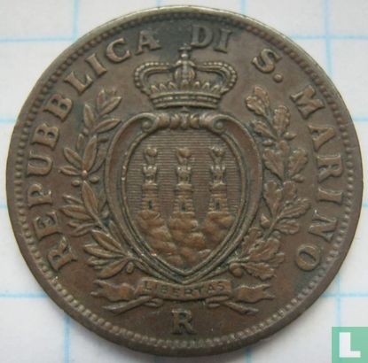 San Marino 5 centesimi 1935 - Afbeelding 2
