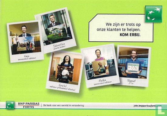 5564b - BNP Paribas Fortis "We zijn er trots op onze klanten ..." - Image 1