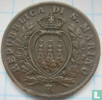 San Marino 10 Centesimi 1935 - Bild 2
