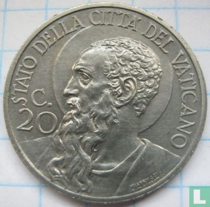 Vaticaan 20 centesimi 1932 - Afbeelding 2