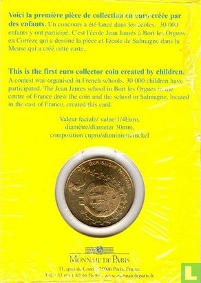 Frankrijk ¼ euro 2002 (folder) "Children's design" - Afbeelding 2