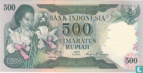 Indonesia 500 Rupiah 1977 - Image 1