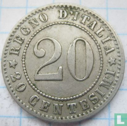 Italie 20 centesimi 1894 (R) - Image 2