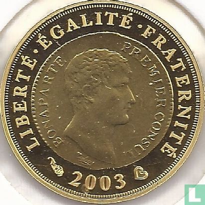 Frankrijk ¼ euro 2003 (PROOF) "Bicentennial of the franc germinal" - Afbeelding 1