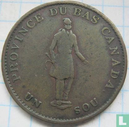 Lower Canada ½ penny 1837 (Bank Of Montreal) - Image 2
