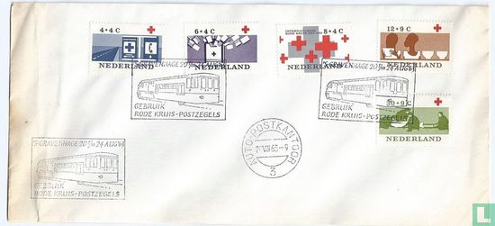 Auto-Postkantoor - Gebruik Rode Kruis-Postzegels