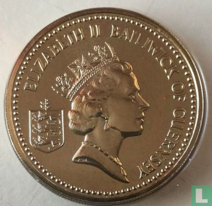 Guernsey 1 pound 1990 - Image 2