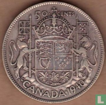 Canada 50 cents 1940 - Afbeelding 1