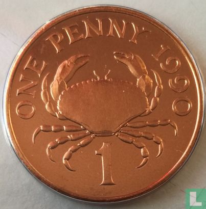 Guernsey 1 penny 1990 - Image 1