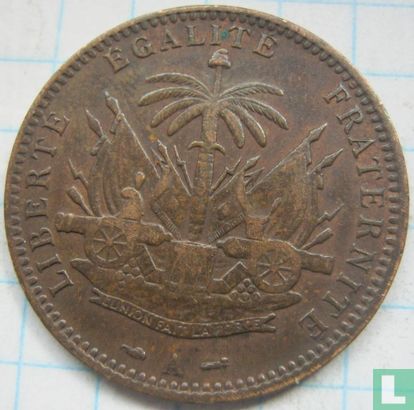 Haïti 1 centime 1894 - Image 2