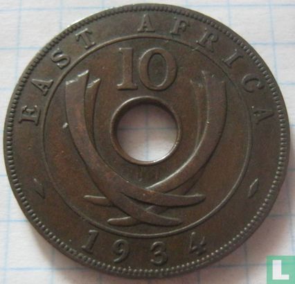 East Africa 10 cents 1934 - Image 1