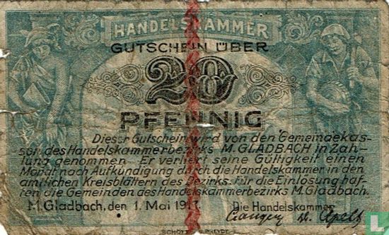 Mönchengladbach 20 Pfennig 1917 - Afbeelding 1