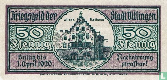 Villingen 50 Pfennig 1918 - Image 2