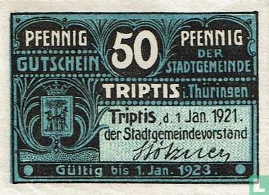 Triptis 50 Pfennig 1921 - Image 1