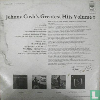 Johnny Cash's Greatest Hits Volume 1 - Bild 2