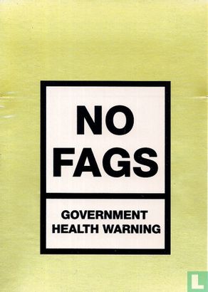 Comment? Cards "No Fags" - Image 1