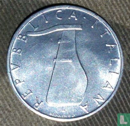 Italy 5 lire 1989 (coin alignment) - Image 2