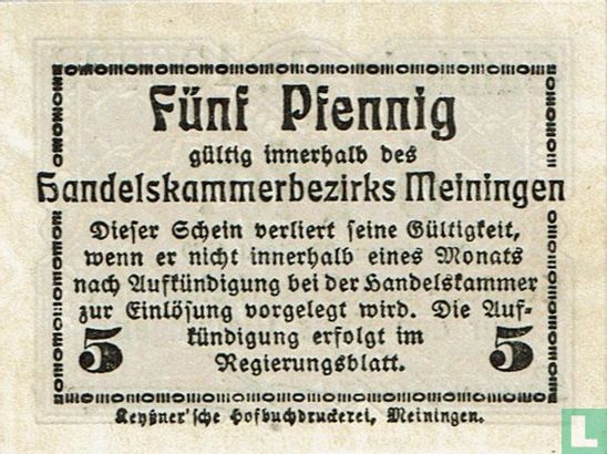 Meiningen 5 Pfennig 1920 - Image 2