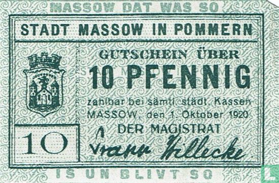 Massow 10 Pfennig 1920 - Bild 1