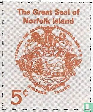 Große Siegel der Norfolk-Insel