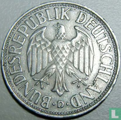 Allemagne 1 mark 1956 (D) - Image 2