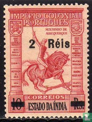 Portuguese colonial Empire, with overprint