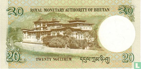 Bhoutan 20 Ngultrum 2006 - Image 2