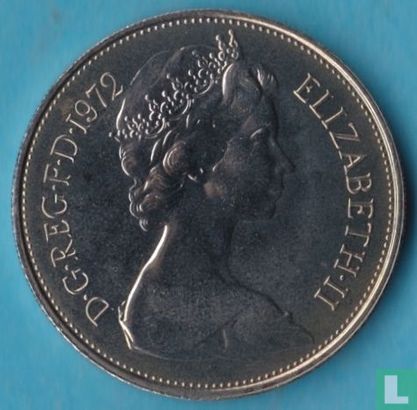 Vereinigtes Königreich 10 New Pence 1972 (PP) - Bild 1