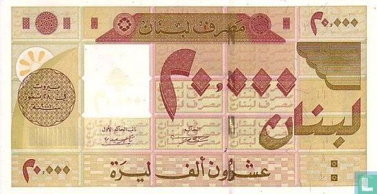 Liban 20.000 Livres 2001 - Image 1