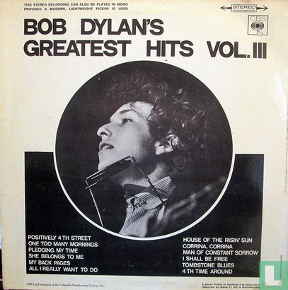 Bob Dylan's Greatest Hits Vol. III - Image 2