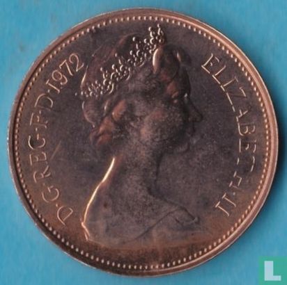 Verenigd Koninkrijk 2 new pence 1972 (PROOF) - Afbeelding 1