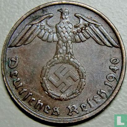 Duitse Rijk 1 reichspfennig 1940 (A - brons) - Afbeelding 1