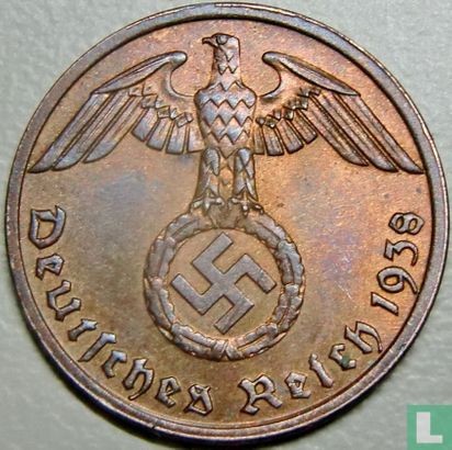 Duitse Rijk 1 reichspfennig 1938 (A) - Afbeelding 1
