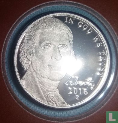 Verenigde Staten 5 cents 2016 (PROOF) - Afbeelding 1